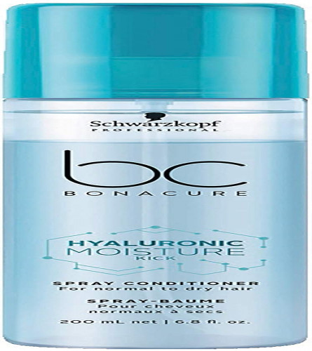 Schwarzkopf Professional Bonacure Hyaluronic Moisture Kick Spray Conditioner | For Dry Hair | 200 Ml (free shipping)