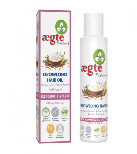 Aegte Growlong Hair Oil, 100 ml (pack 2) free shipping