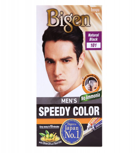 Bigen Men's Speedy Color, Hair Color, 80 Gm - Natural Black