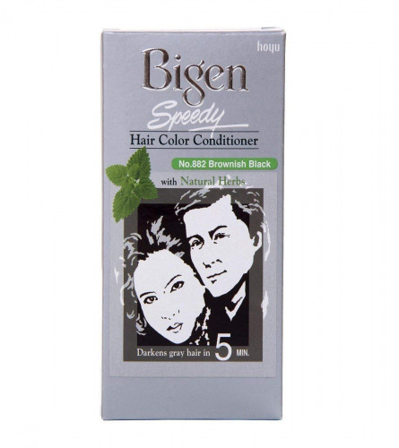 Bigen Speedy Hair Color, 80 gm - Brownish Black 882 (Pack of 2) free shipping