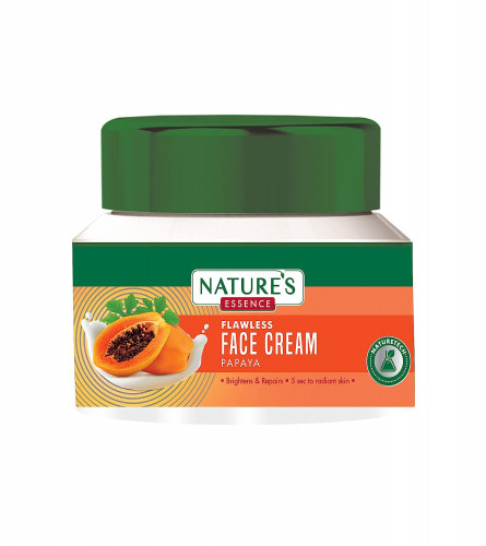 Nature's Essence Flawless Papaya Face cream, 50 ml (Pack of 2) Fs