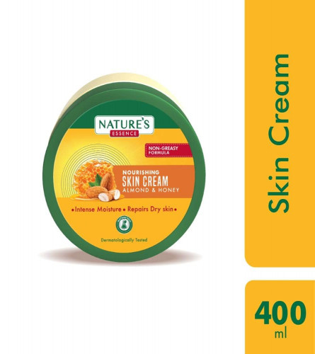 Nature's Essence Almond & Honey Nourishing Skin Cream, 400ml