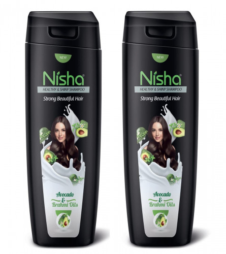Nisha Avocado & Brahmi Shampoo For Strong Hair, 180 ML - Pack Of 2 | free shipping