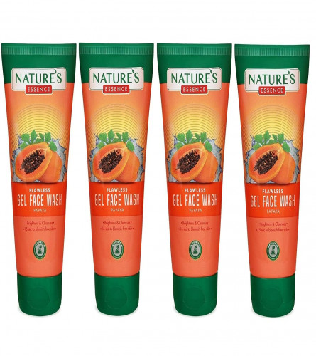 Nature's Essence Perfect Papaya Face Wash 65 ml (Pack of 4)
