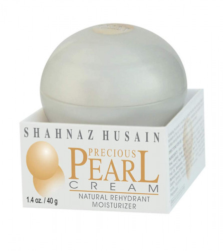Shahnaz Husain Precious Pearl White Plus Cream - Naturally Whitening Rehydrant Moisturiser - 40 Gm (free shipping)