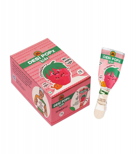 GO DESi Strawberry Candy 50 Pieces 400 gm