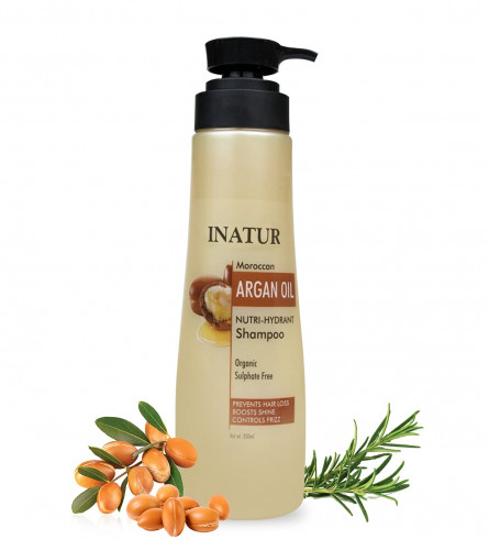 Inatur Moroccan Argan Shampoo | 350 ml (pack 2) free shipping