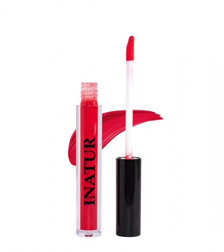 Inatur Lip Gloss | Glossy Lip Color | Lightweight & Non - Sticky, 1.6 ml x 2 pack (Cheeky Red) free shipping