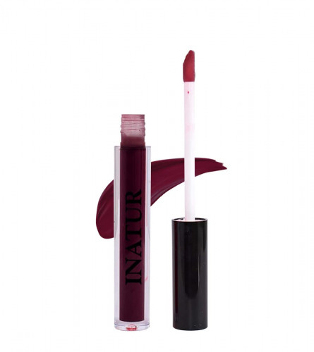 Inatur Lip Gloss | Glossy Lip Color | Lightweight & Non - Sticky | 1.6 ml x 2 pack (wine) free shipping