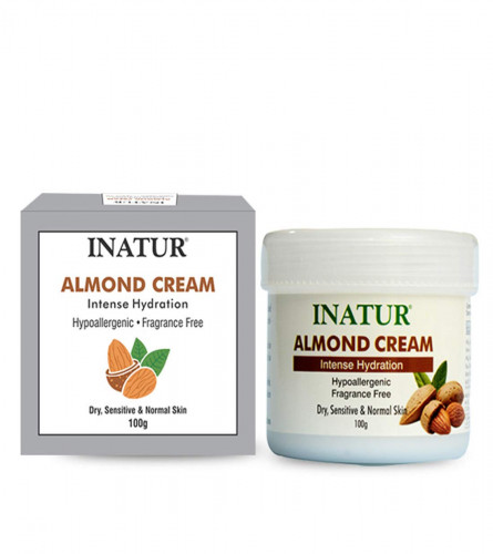 Inatur Almond Cream, 100G (Pack of 2) Free Shipping Spain