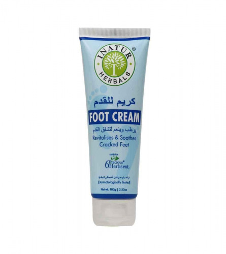 Inatur Foot Cream with Almond Oil & Olive Oil, 100 gm (pack of 2) free shipping