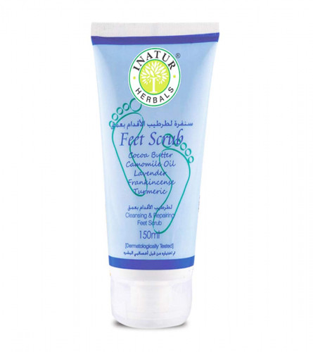 Inatur Glory Foot Scrub I Softens And Nourishes Feet | For Dry and Cracked Feet | 150 ml (free shipping)