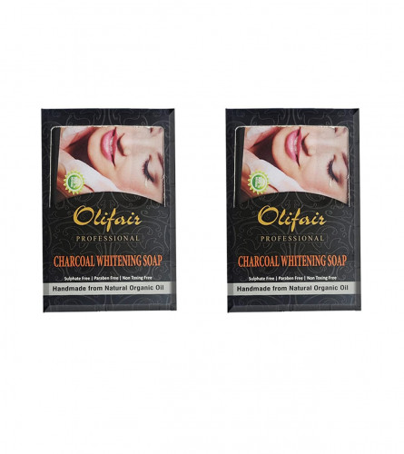 Olifair Charcoal Soap 120 gm (Pack of 2)Fs