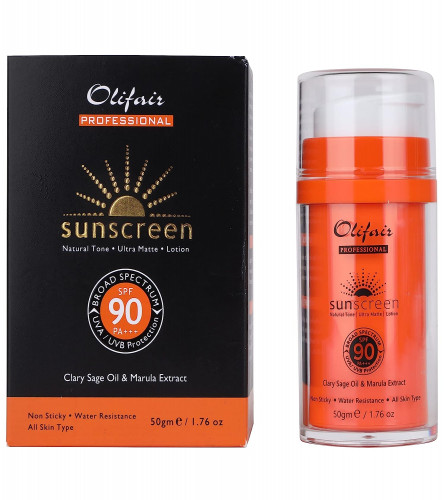 Olifair Sunscreen with UVB Protection SPF 90 PA+++ 50gm ( Fs)