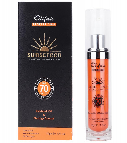 Olifair Sunscreen with UVB Protection SPF 70 PA+++ 50gm ( Fs)