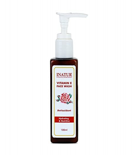 Inatur Vitamin E Face Wash, 100 ml (pack 2)  free shipping