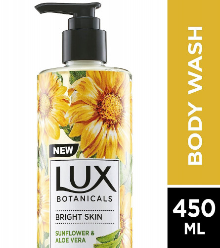 Lux Botanicals Body Wash, Sunflower & Aloe Vera 450 ml (Fs)