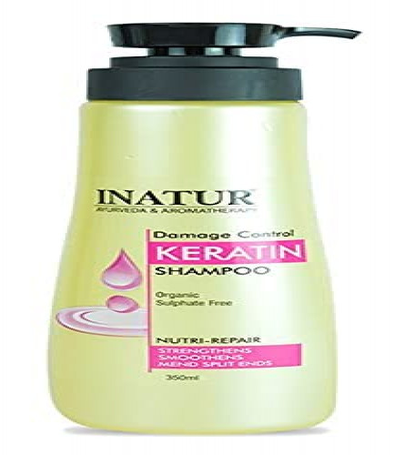 Inatur Keratin Shampoo | For Dull, Dry & Frizzy Hair | Stimulate Hair Growth, 350 ml (pack 2) free shipping