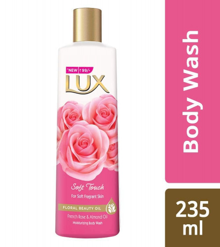 Lux Soft Touch Body Wash with French Rose and Almond Oil 235 ml (Fs)