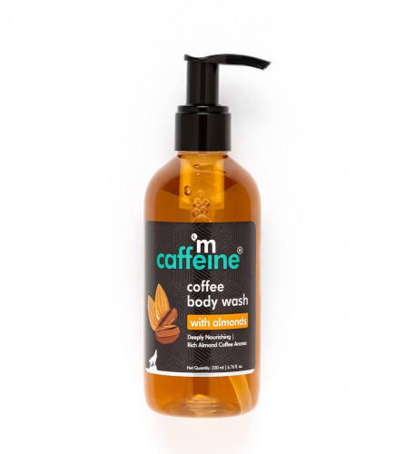 mCaffeine Coffee Body Wash with Almonds 200 ml (Fs)