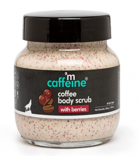 mCaffeine Creamy Coffee Body Scrub with Berries 200 gm ( Fs )