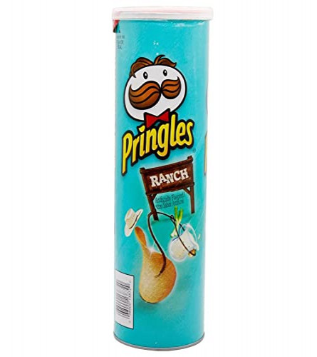 Pringles Ranch Potato Crisps 158 g (Pack of 2)