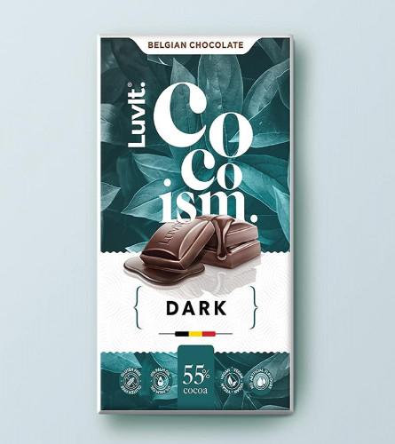 LuvIt Cocoism Belgian Dark Chocolates 90g (Pack of 2)Fs