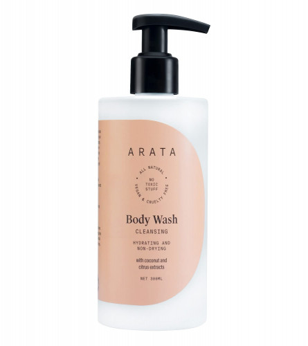 Arata Natural Hydrating & Non-Drying Body Wash with Coconut & Citrus Extracts, 300 ml (free shipping)
