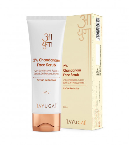 Ayuga 2% Chandanam Face Scrub, 100 gm (free shipping)