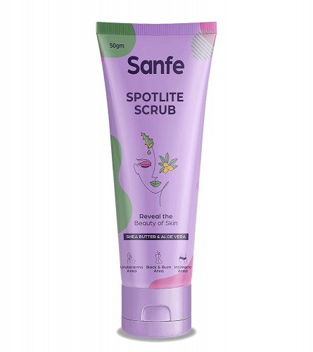 Sanfe Spotlite Sensitive Body Scrub For Dark Underarms, Inner Thighs and Sensitive Areas 50g (Pack of 2)Fs