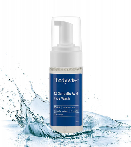 BeBodywise 1% Salicylic Acid Oil Control Face Wash for Acne & Pimples 120 ml (Fs)