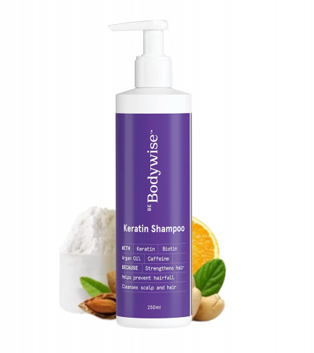 Be Bodywise Keratin Hair Fall Control Shampoo 250 ml (Fs)