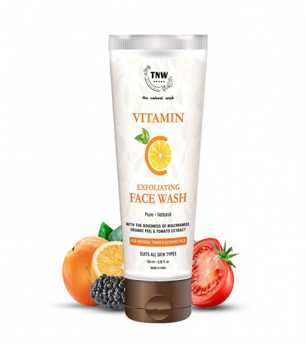 TNW Vitamin C Face Wash for Glowing Skin | Suitable for All Skin Types (100 ml) free shipping
