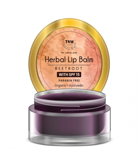 TNW Herbal Beetroot Lip Balm For Dry Damaged and Chapped Lips