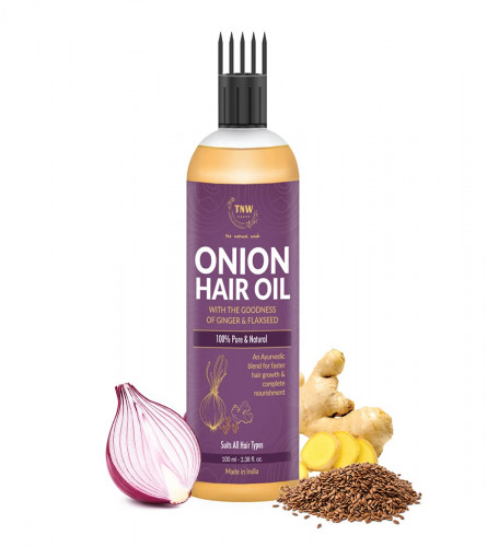 TNW Onion Hair Oil for Strong & Healthy Hair, 100 ml (pack 2) free shipping