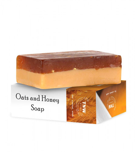 TNW Handmade Oats & Honey Moisturizing Soap,100 gm (pack 2) free shipping