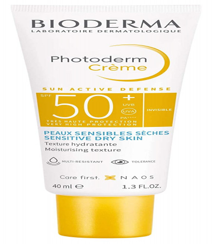 Bioderma Photoderm Creme SPF 50+ Sunscreen Cream Normal To Dry Sensitive Skin 40ml (Fs)