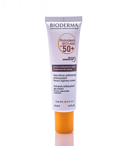 Bioderma Photoderm Spot Age SPF 50+ Reduces Spots and Wrinkles Antioxidant Boosted Sunscreen Cream 40 ml (Fs)