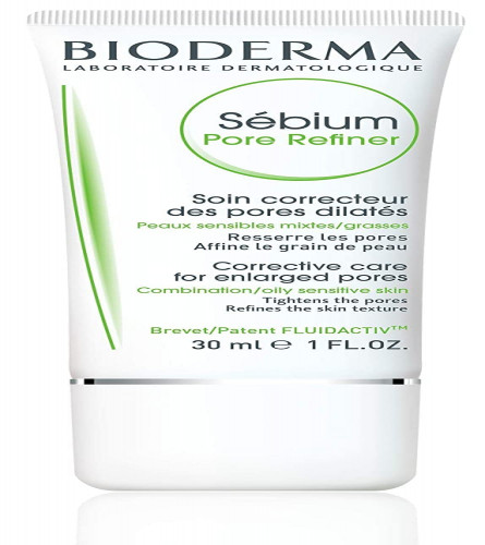 BiodermaSebium Pore Refiner Corrective Care Cream Combination To Oily Skin 30 Ml