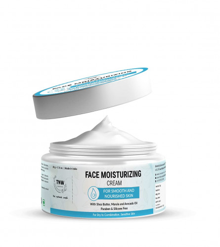 TNW Face Moisturizing Cream with Shea Butter, Marula Oil, and Avocado Oil, 50 gm (free shipping)