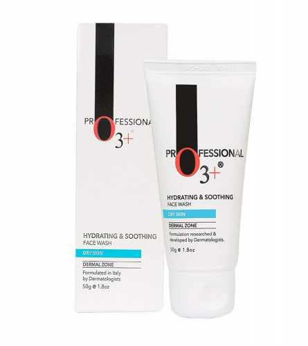 O3+ Hydrating & Soothing Face Wash with Aloe Vera and Cucumber Extracts 50 gm (Fs)