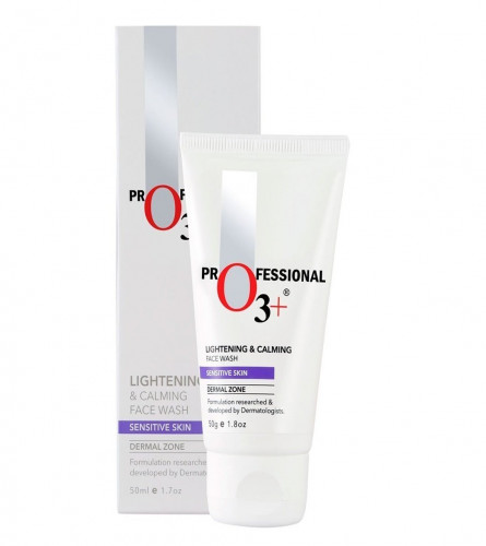 O3+ Lightening & Calming Facewash for Sensitive Skin 50 gm (Pack of 2) Fs