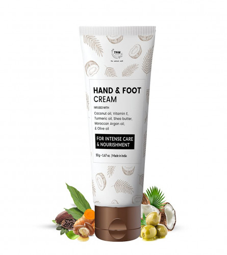 TNW Hand Foot Cream with Vitamin E, Shea Butter Moisturizated Hands & Feet