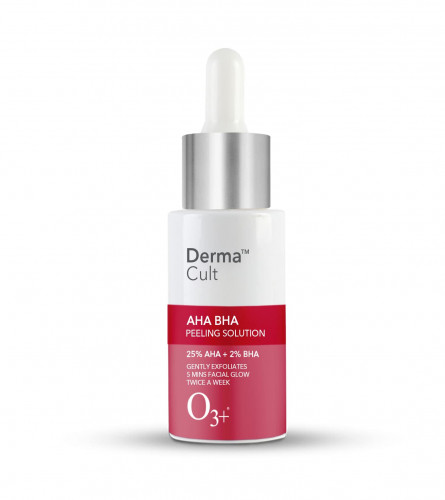 O3+ Derma Cult 25% AHA + 2% BHA Peeling Solution for Glowing Skin 30 ml (Fs)