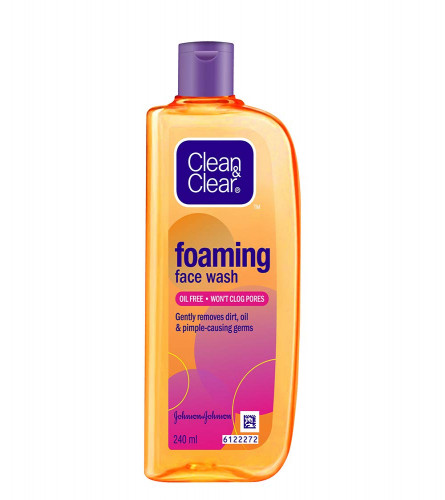 Clean & Clear Foaming Facewash for Oily Skin 240ml (Pack of 2)Fs