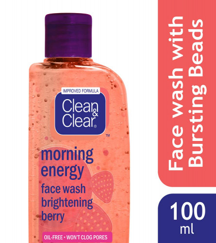 Clean & Clear Morning Energy Berry Face Wash 100 ml (Pack of 2)Fs