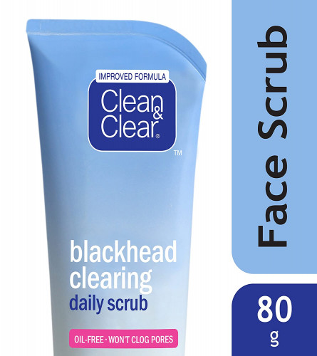 Clean & Clear Black Head Scrub 80g (Pack of 2)Fs
