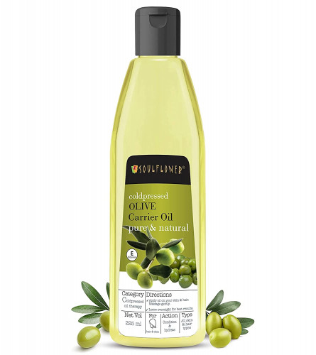Soulflower Olive Hair Oil | 225 ml (pack of 2) free shipping