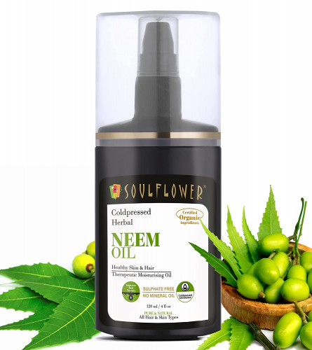 Soulflower Neem Oil|, 120 ml x 2 pack ( free shipping)