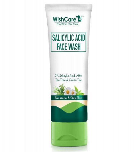 WishCare 2% Salicylic Acid Face Wash with AHA, 100 ml (pack 2) free shipping